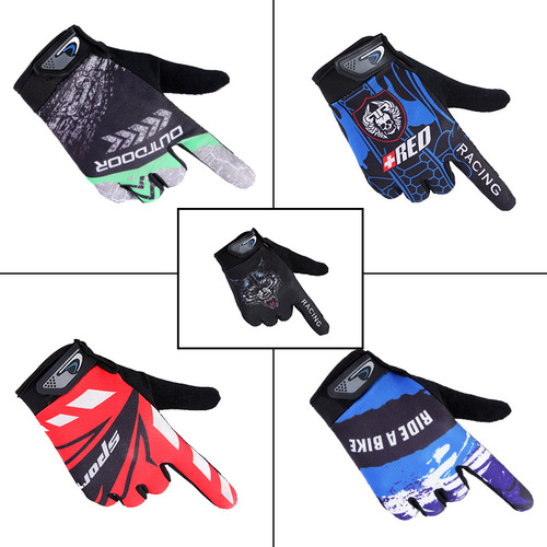 Cycling gloves for men and women, thin model for autumn and winter, anti-slip, sports, mountain climbing, touch screen, outdoor, bicycle equipment, fishing, warmkeeping