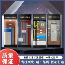 多功能可移动材料展示架装饰公司全屋陈列柜装修工艺系统展柜