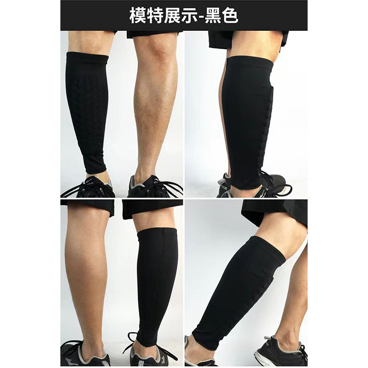 Fabricantes de panal de panal de calcetines de pantorrilla de patinación de baloncesto artes marciales de acondicionamiento físico anti-colisión equipo de protección deportiva de protección de piernas transfronterizas