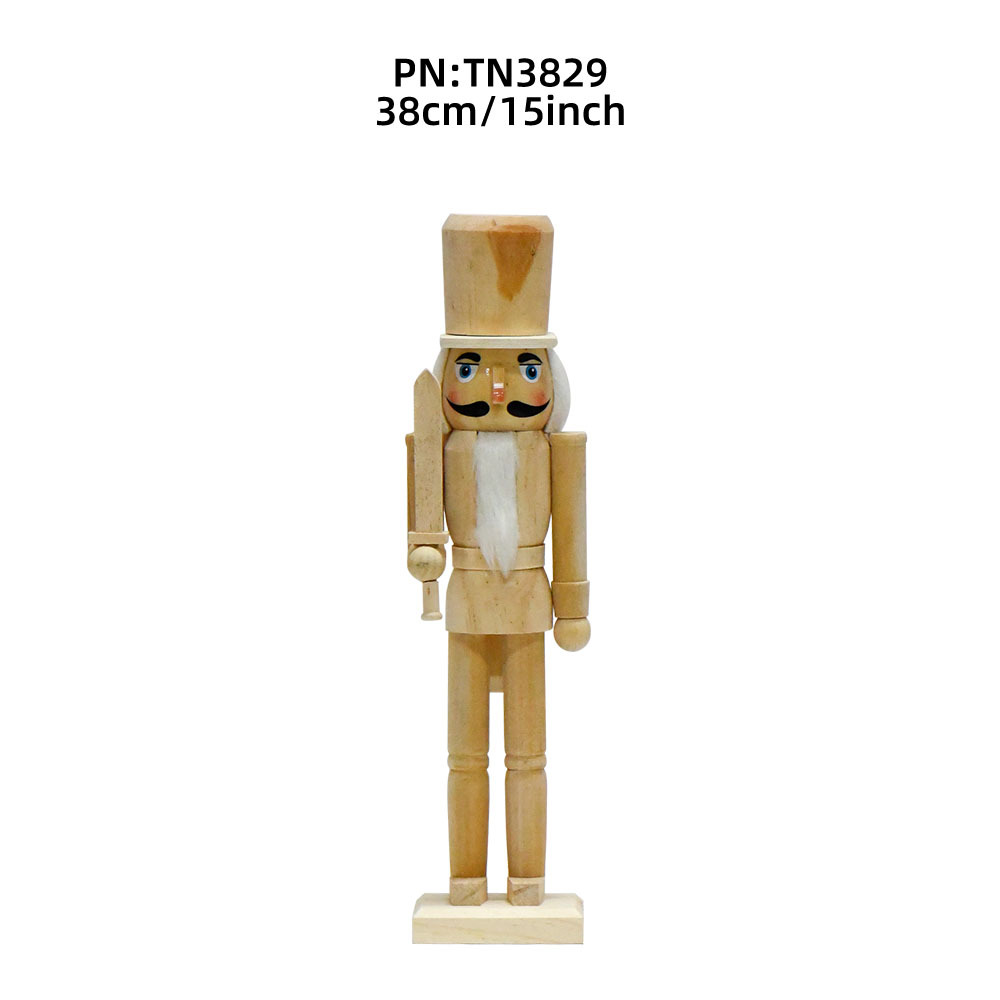 3829 Blanco embrión espada soldado cascanueces
