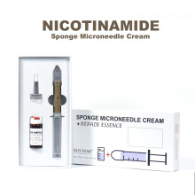 跨境美容院海绵微针霜补水保湿收缩毛孔修护去痘印痘坑海藻微晶霜