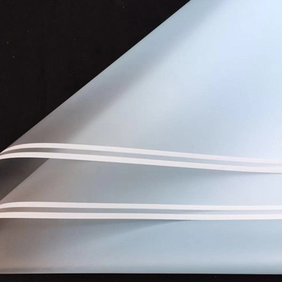 Nuevo producto Paquete degradado Papel de flores Papel de Milán de doble línea Papel de lijado mate de viento ins Floristería al por mayor Papel de embalaje de flores