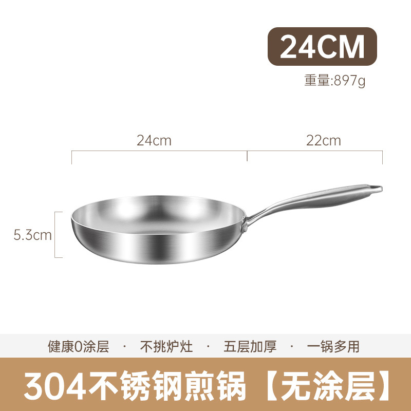 24cm [코팅 0개/강철 3겹]