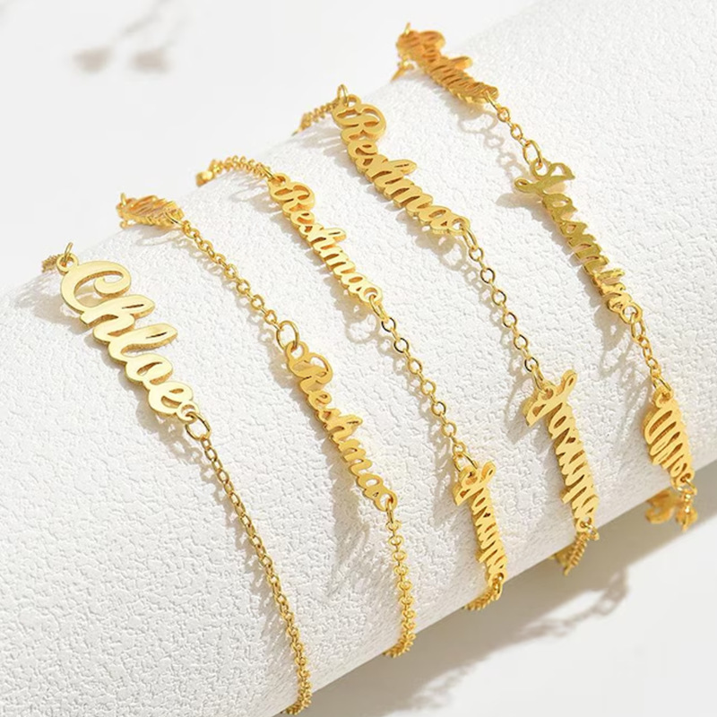 Etsy's Popular Custom-Made Family Name Bracelets, Stainless Steel Custom Multi-Name Children's Jewelry, Starting from One Piece Etsy's Popular Custom-Made Family Name Bracelets, Stainless Steel Custom Multi-Name Children's Jewelry, Starting from One Piece