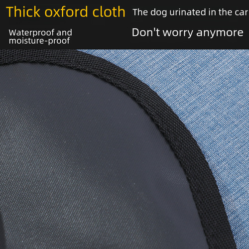 Pet car mat waterproof, scratch-resistant, bite-resistant and dirt-resistant car mat co-pilot rear seat environmentally friendly sanitary mat pet supplies