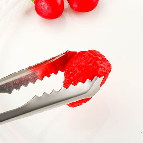 Hotel bar stainless steel ice clip ice cube food clip buffet barbecue steak bread clip towel clip sugar clip