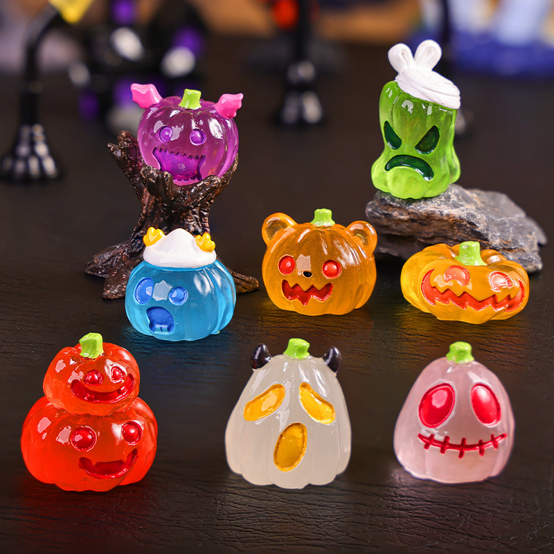 クロスボーダーハロウィンクリエイティブカボチャマイクロ風景ガーデニング造園樹脂 diy クラフト装飾装飾品ハイエンド|undefined