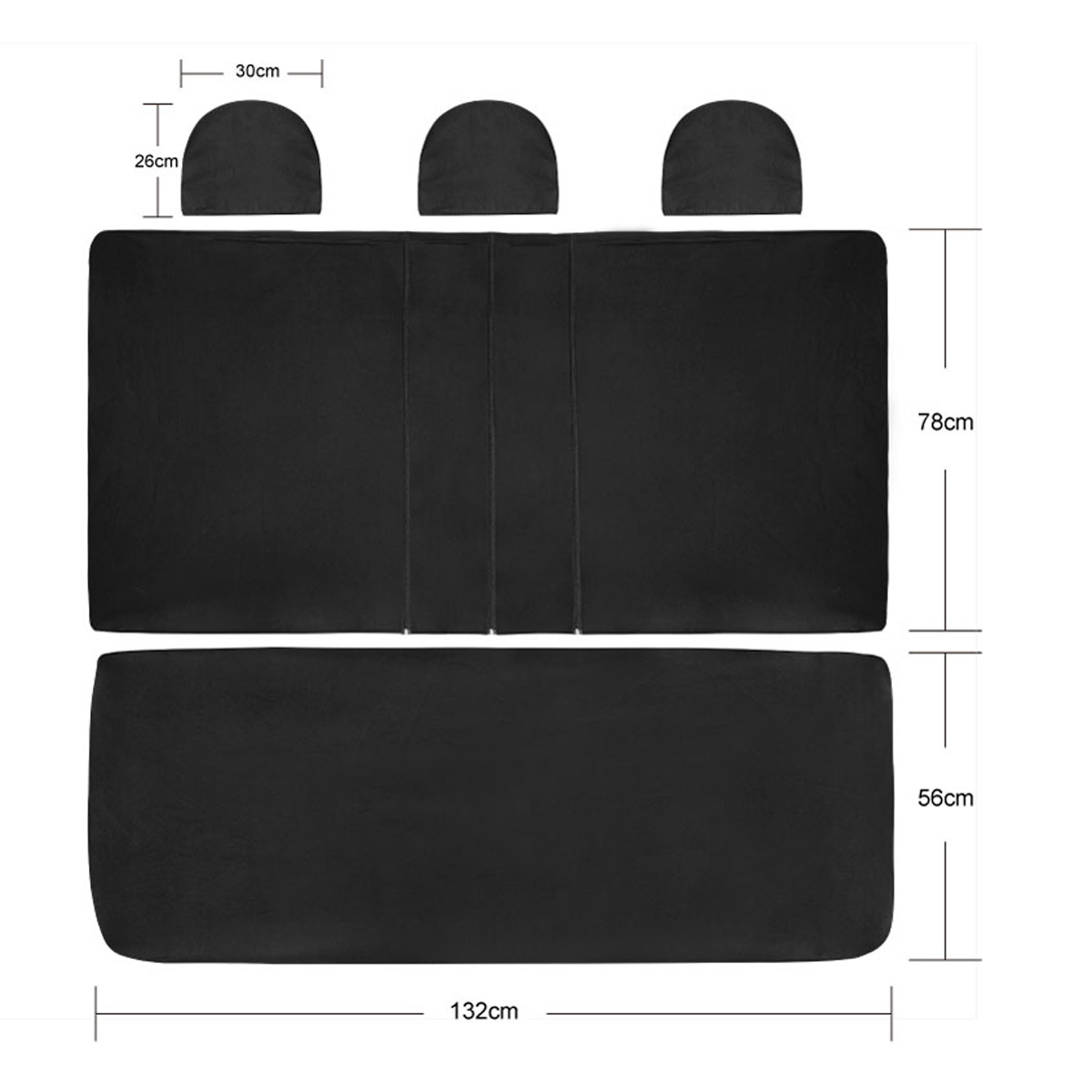 Car seat cover five seats polyester fabric selling general type_voghion.com