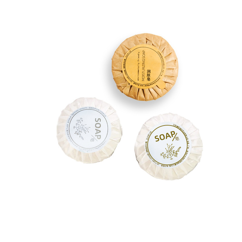 宾馆一次性小香皂酒店专用洗漱用品圆形洗手肥皂批发厂家LOGO|undefined