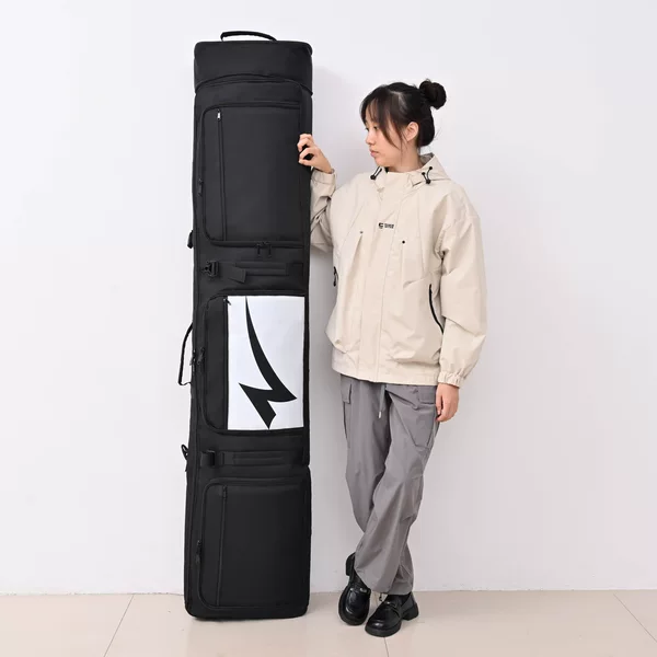 Ski board bag with wheels, single board bag with wheels, double board bag, ski travel bag, double board snowboard bag, large capacity for students