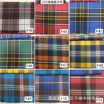 现货供应 色织格子布 涤棉格子 磨毛格子布 2201 F1-F51