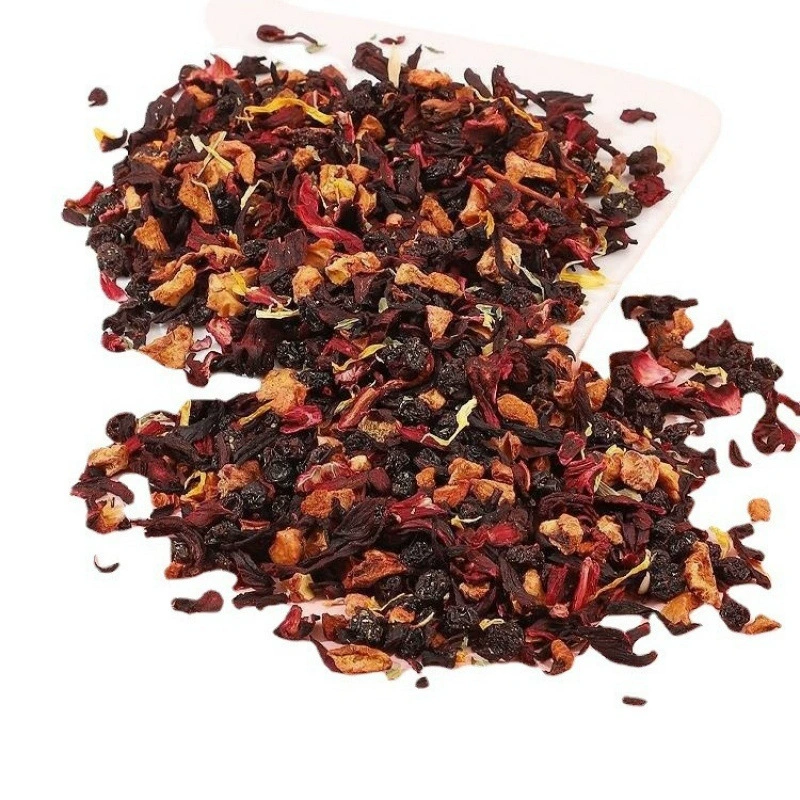 Fruit tea, flavored tea contains rose