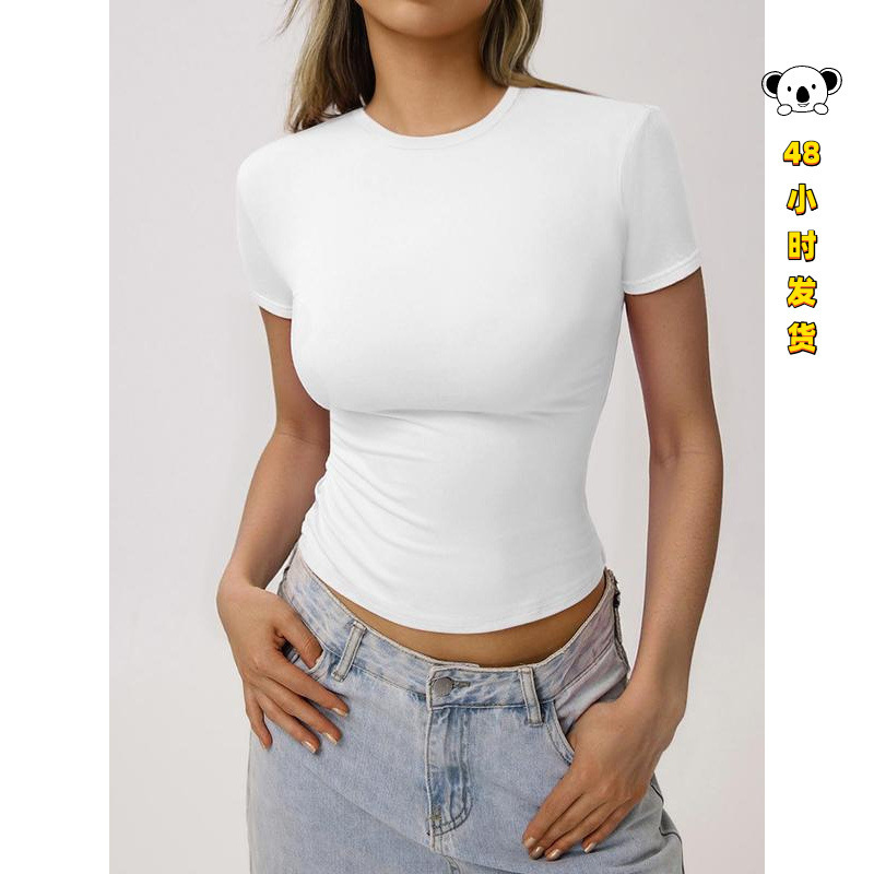 K 83394 Thin Cropped T-shirt, thin cropped women's T-shirt