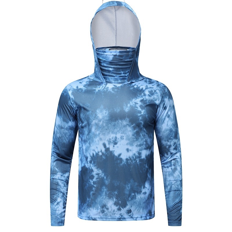 Fábrica de fuentes para la pesca de verano camuflaje ultra delgado especial para la pesca de hielo respirable ropa de protección solar para hombres