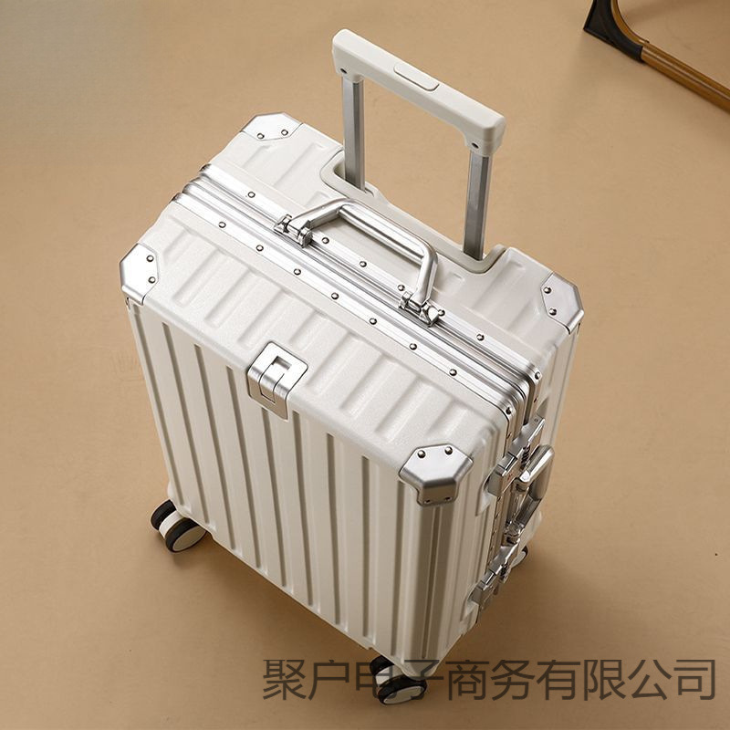 袋鼠行李箱大容量铝框拉杆箱男女学生万向轮结实耐用旅行箱密码箱|undefined