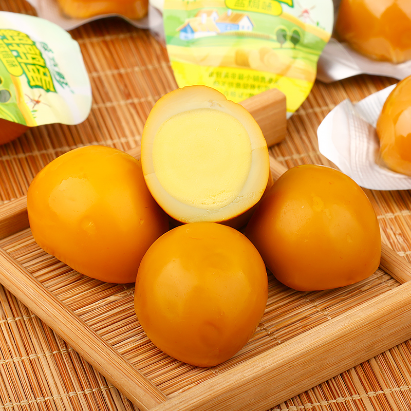 Fresh Quail Eggs in Bulk, Small Packages of Spicy Salt-Baked Braised Eggs, Popular Snacks for Leisure and Cravings