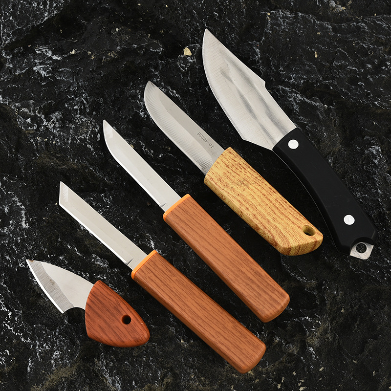 厂家批发手把肉小刀吃肉野炊锻打水果刀多功能烧烤割肉吃肉刀