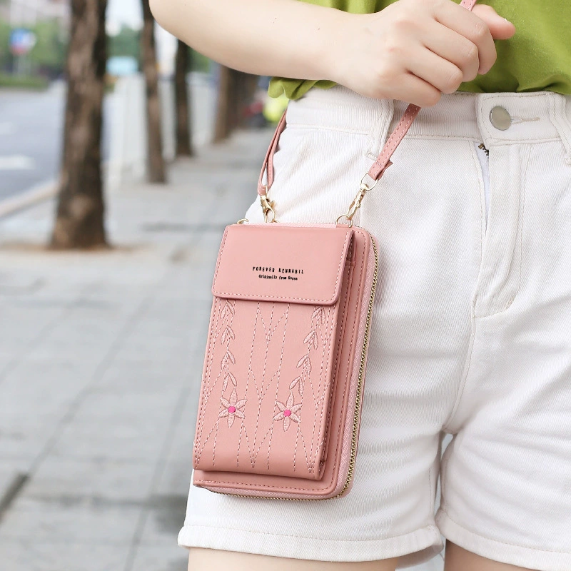 Capacious small universal long wallet, one-shoulder bag, bag strap, 2022 collection, Korean style