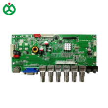 HDMI液晶监视器驱动板LVDS接口TV主板USB可倒屏6BNC+LED背光驱动
