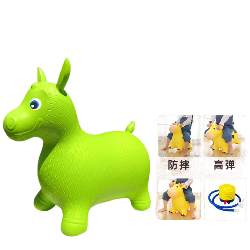 Music rubber inflatable toy for jumping