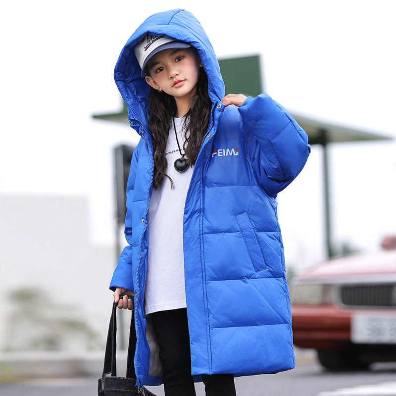 巴拉巴拉2025秋冬韩版羽绒服女童中大童外套运动风保暖时安特踏步