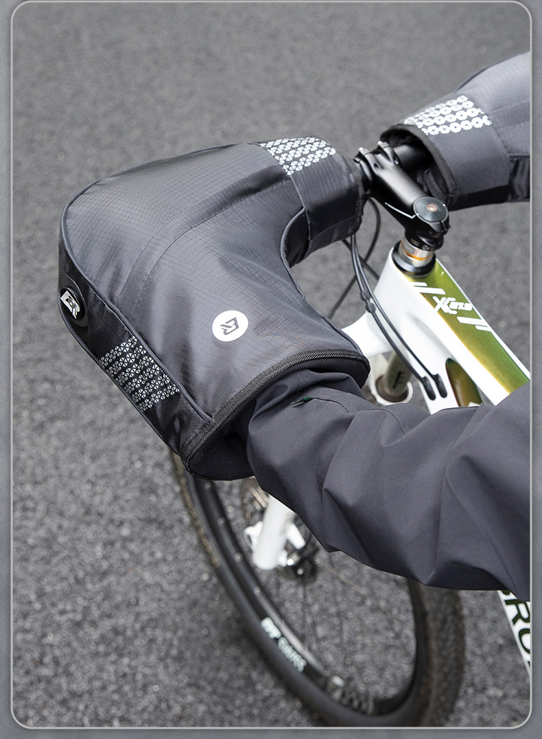 Rock Brothers Winter Mountain Bike Hand Guard Flat Handle Highway manubrio copertura uomo universale ispessito e caldo_voghion.com
