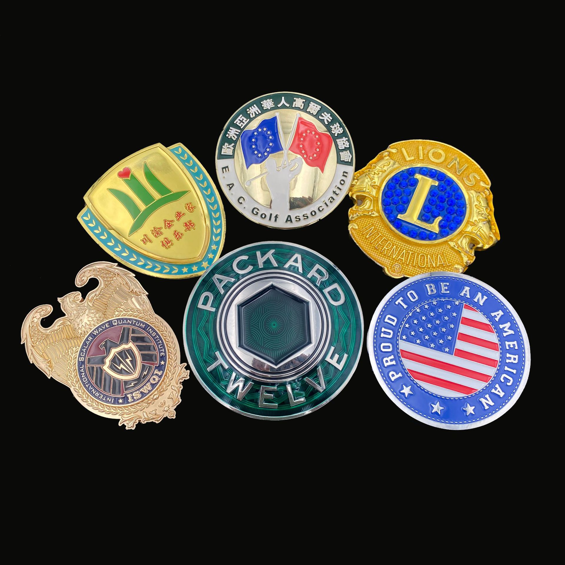 Car Logos, Car Clubs, Metal Car Logos, Manufacturing of Extended Tail Logos, Automotive Electroplated Zinc Alloy Car Logos, Three-Dimensional Painted Logos