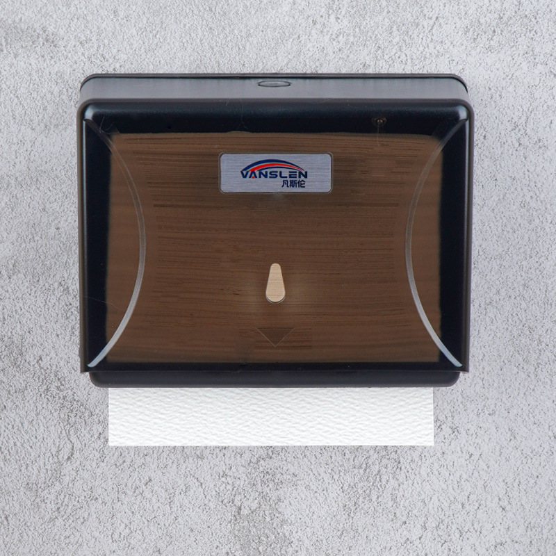 Caja de pañuelos de rollo grande Caja de papel de rollo de hotel Caja de papel de papel de baño de inodoro Caja de papel grande montada en la pared sin perforación