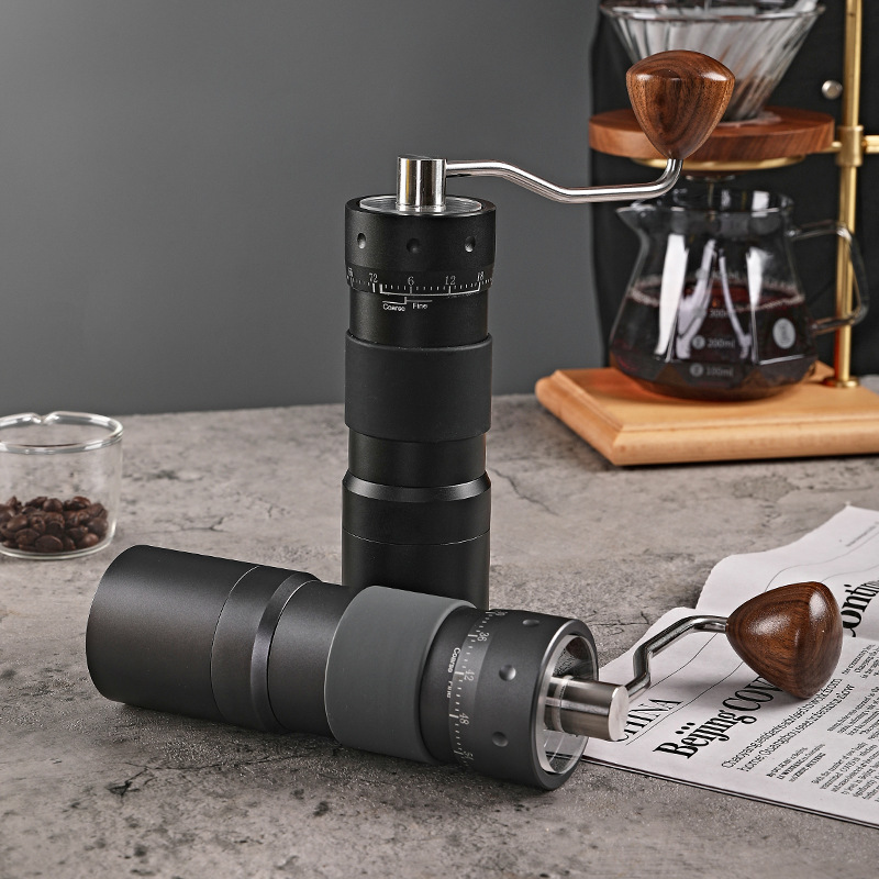 Ghost Tooth Seven Star Manual Coffee Grinder Coffee Machine Coffee Grinding Machine Adjustable Hand Grinder for Coffee Beans Ghost Tooth Seven Star Manual Coffee Grinder Coffee Machine Coffee Grinding Machine Adjustable Hand Grinder for Coffee Beans
