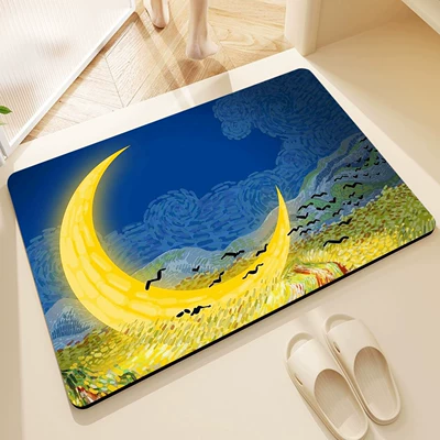 Avtomobil döşəmə paspasları – Mat - starry-sky-under-the-moon-4060cm-upgraded-version-of-diatom-mud