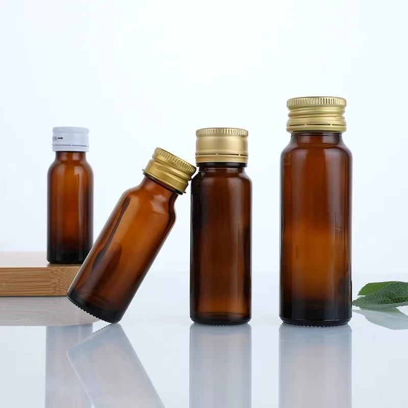現物茶色ガラス経口液瓶20mlシロップ瓶30ml 50ml茶色酵素瓶健康食品瓶|undefined