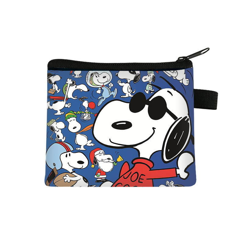 2025 New Snoopy High-Looking Children's Wallet Cartoon Cute Coin Purse Portable Primary School Student Storage Bag