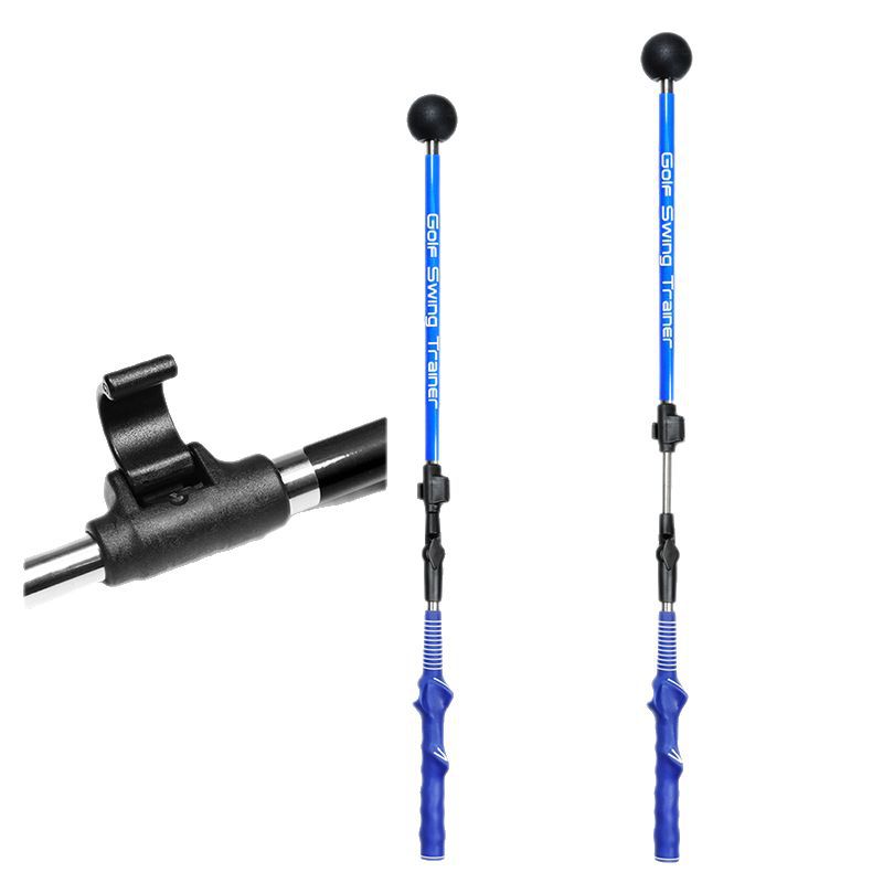 Transfronterizo caliente Golf Swing entrenador corrector plegable acción corrector telescópico Swing ayuda