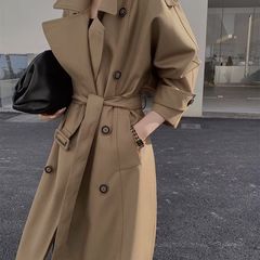 中长款感风衣外套女年春秋新款小个子今年流行英伦风大衣