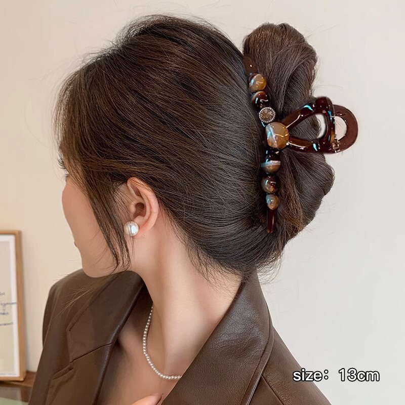 女性用ヘアピン、高級感のある韓国東大門と同じスタイルのヘアピン、後頭部のシャーククリップ、女性用ヘアアクセサリー|undefined
