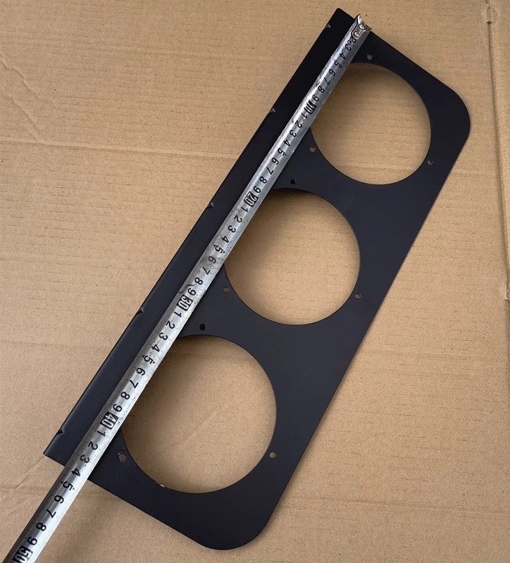 Trailer Rear Tail Light Round Lamp Bracket Iron Frame Support Single-Link Truck Rear Tail Light Lamp Holder Base