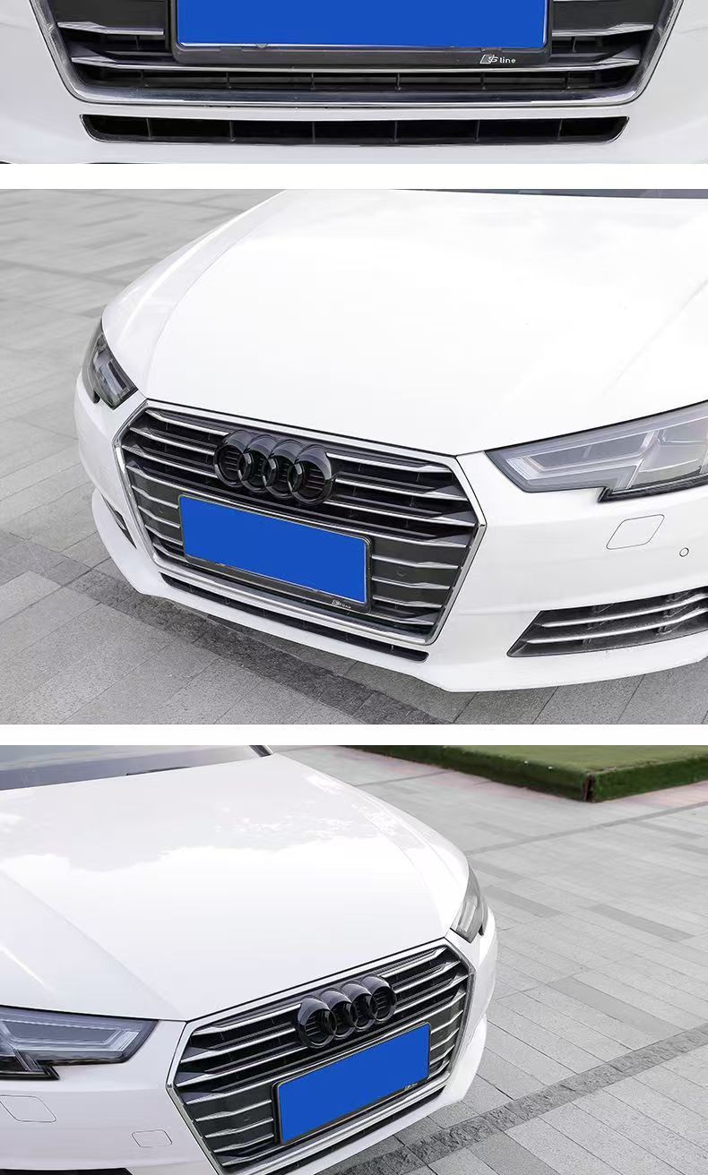 Applicable to Audi four-ring standard Q3Q5 net standard A5A6A4L modification RS3 front standard rear tail standard Audi front and rear car logo