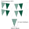 Pennant 12PCS-Green Plaid