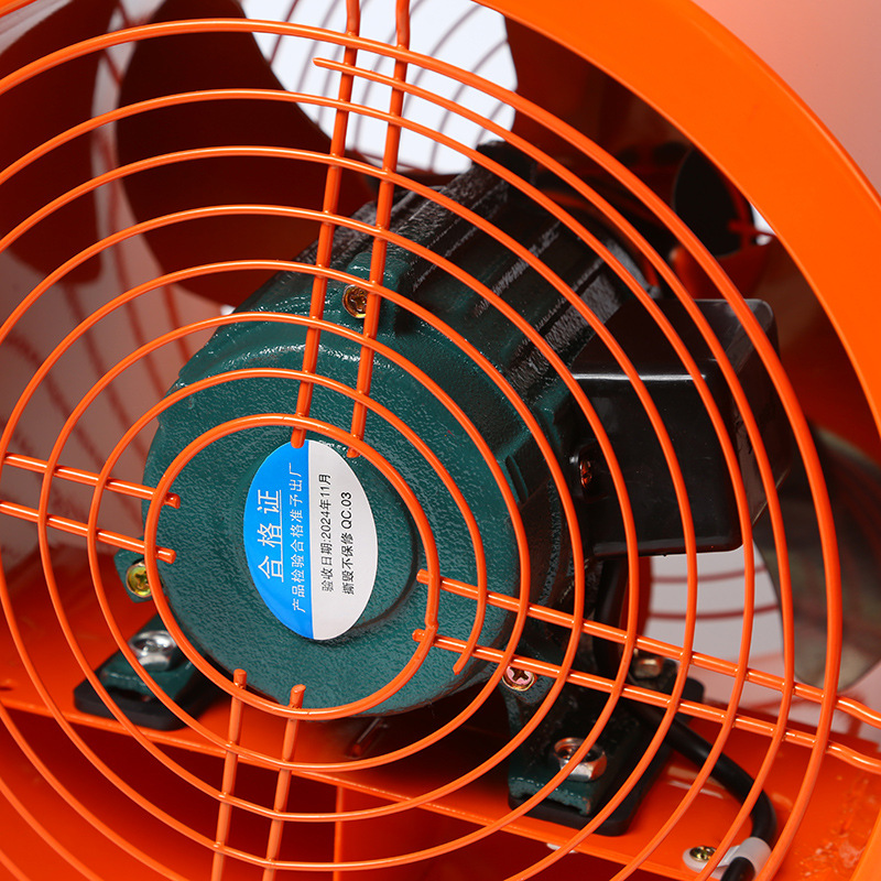 Ventilador de tubería de alta velocidad comercial de 16 pulgadas mayorista de alta potencia de cocina de humo de aceite de tubería de alta velocidad cilíndrica ventilador axial