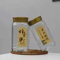 Пластиковая бутылка для меда с широким горлышком ПЭТ пищевая банка утолщенная прозрачная герметичная банка маринованный соус с маслом чили в наличии оптом