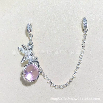 DIY Accessories Fairy Goddess Pendant, Zərgərlik ara hissələri - bright-silver-pink-elf-goddess-0-chain-terms