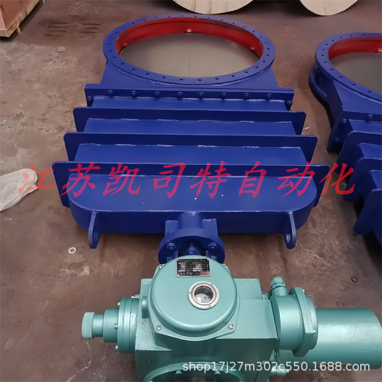 调节型 PZ973H-10C-DN450 整体型碳钢本体密封 对夹电动刀闸阀