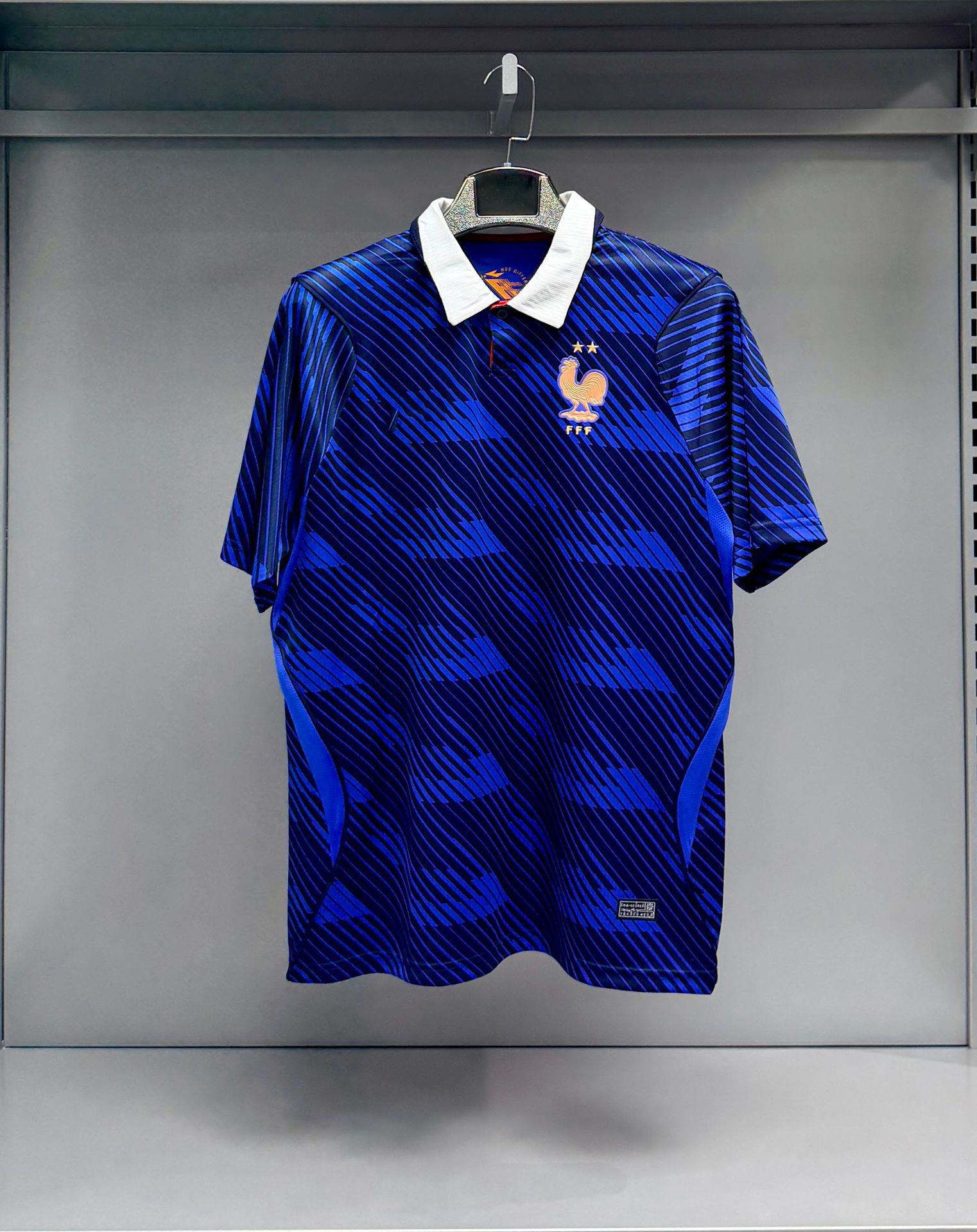2627 nueva camiseta de fútbol de la Copa del Mundo Francia España edición de fans del equipo nacional brasileño gran cantidad de manga corta al por mayor