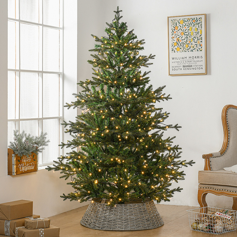 Navidad de lujo 1,8 m PE hoja mixta cifrado simulación Pino árbol de Navidad árbol grande centro comercial Hotel árbol de Navidad