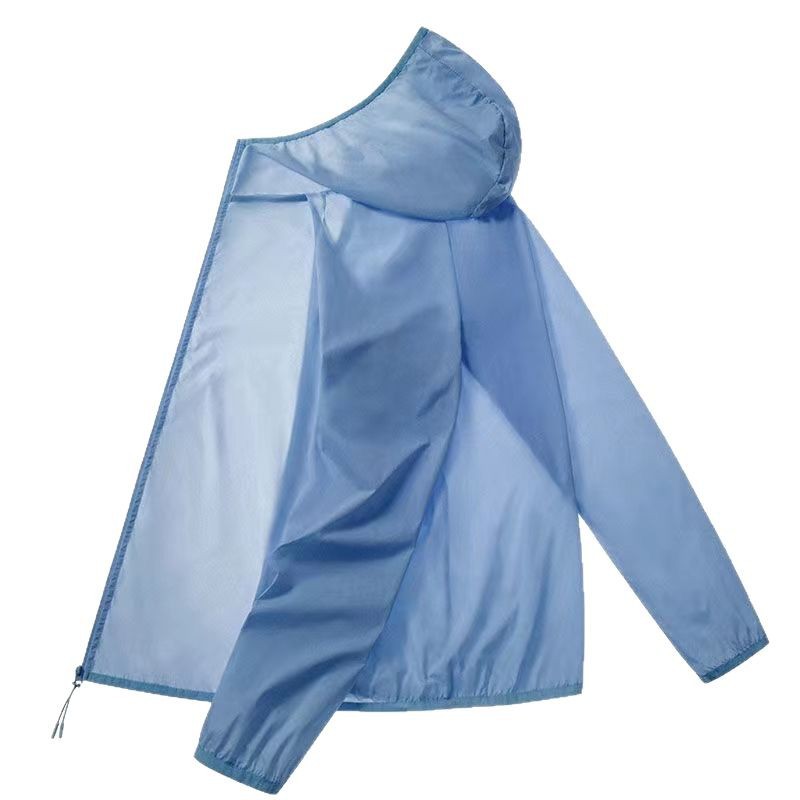 Hielo secado rápido ropa de protección solar para hombres ultra delgada ventilada moda anti-UV aire acondicionado chaqueta chaqueta