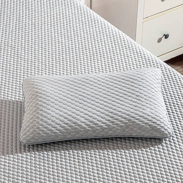 Solid color cloud-like buckwheat pillow (grey)