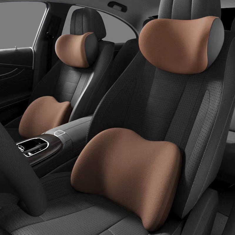 Car Memory Foam Headrest, Lumbar Support, Head, Waist and Shoulder Support Cushion, Car Supplies, Lumbar Support, Headrest Wholesale