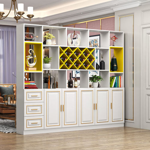 3x wine cabinet living room home partition cabinet kitchen wall floor storage cabinet shoe cabinet entrance cabinet simple modern European