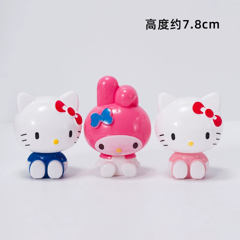 [宝宝生日蛋糕装饰水果KT猫情景烘培摆件创意kitty猫网红]
