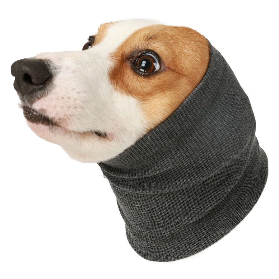 Cross-Border Rainy Season Dog Calming Headgear Anti-Frightening Dog Collar Dog Headgear Calming Mood Stabilizing Pet Ear Muffs